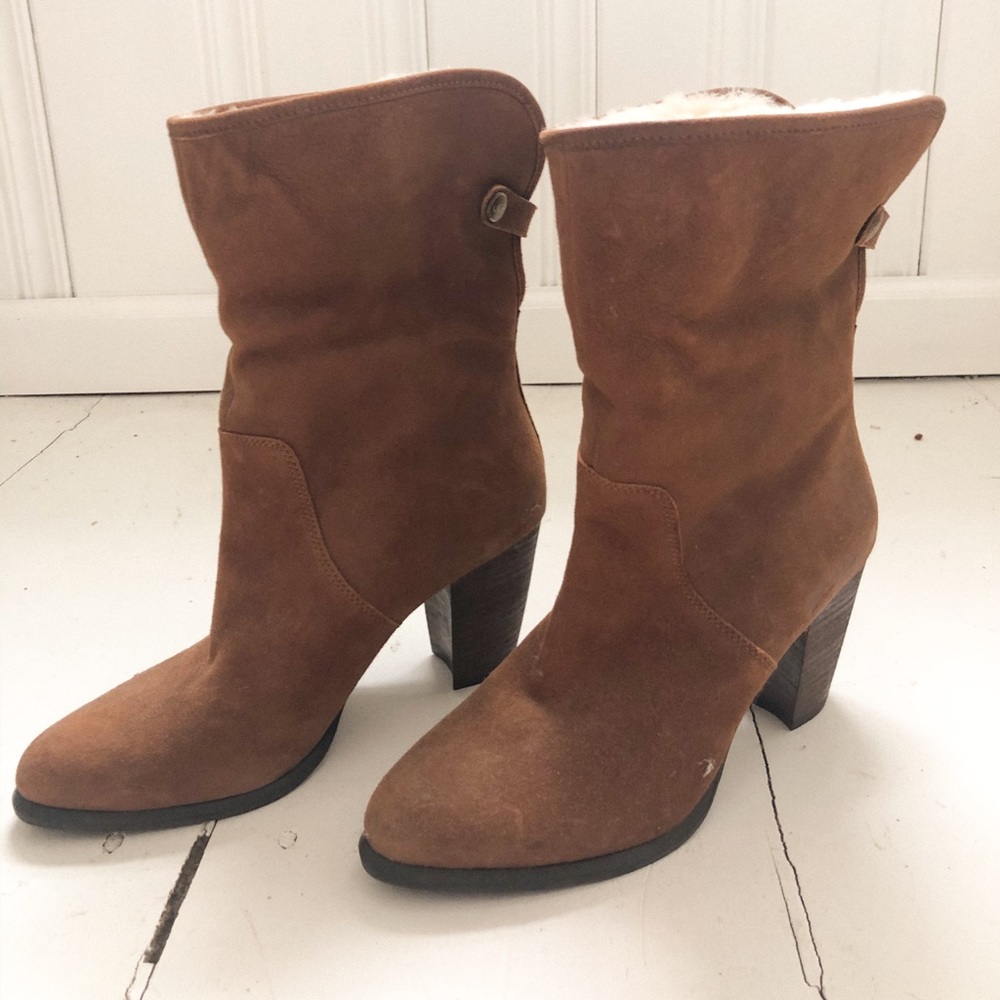 UGG HEELED BOOTIES